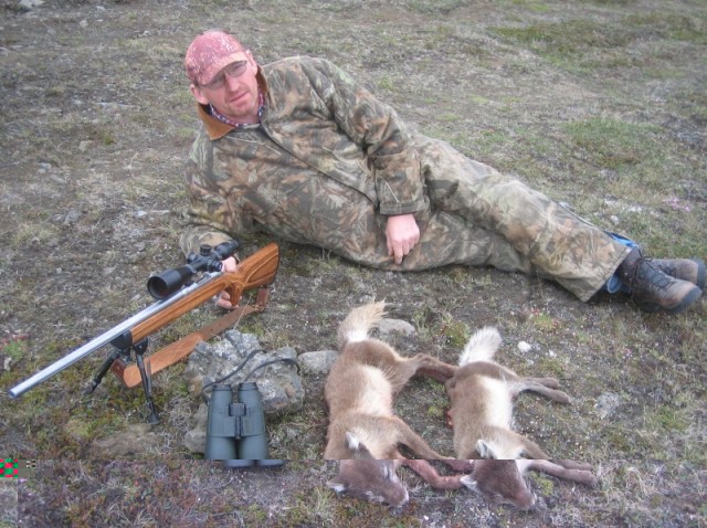 Sveinn með feng dagsins.
