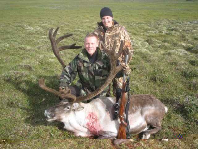 Gunnar Jóhann Gunnarsson ásamt konu sinni Hafdísi Svövu Níelsdóttir með veiði dagsins.