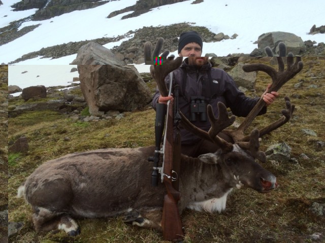 Óskar Andri Viðarsson með sinn tarf.