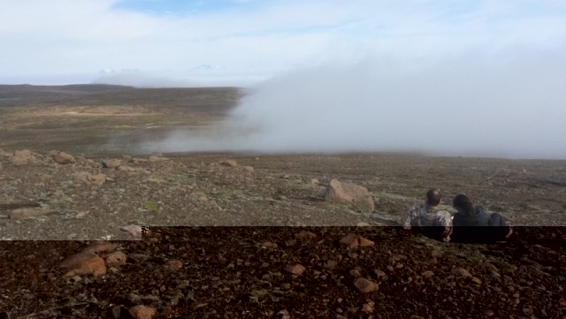 Þokan getur verið rómantísk og falleg á að líta, þó húun sé til óþurftar við veiðar.