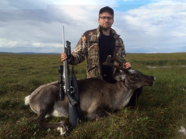 Kristján &quot;Bolti,, Purkhús við bráð sína.