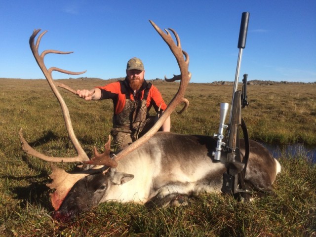 Aðalsteinn á hefðbundinni trophy mynd.