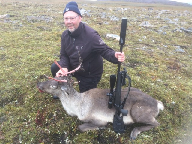 Axel í fyrsta skipti að veiða á svæði 1 og líkaði bærilega.
