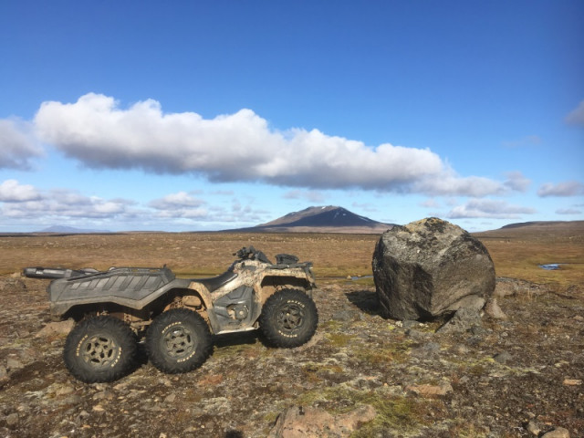 Aldrei þessu vant viðrað vel þennan daginn og einn af fáum rigningalausum dögum tímabilsins.