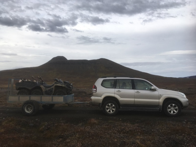 Á heimleið, Mælifellið í baksýn.