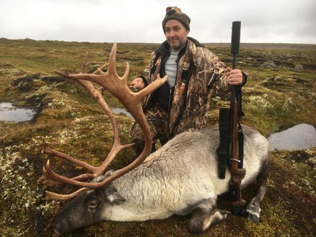 Reynir Örn Pálsson með myndalegan tarf.