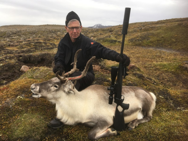 Kiddi Ingvars með simluna.