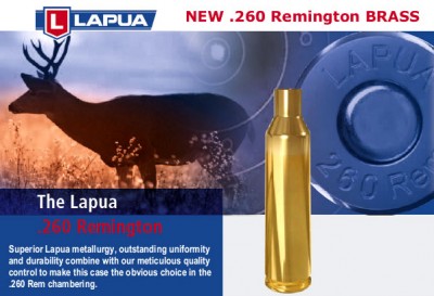 Lapua .260 Rem hylki
