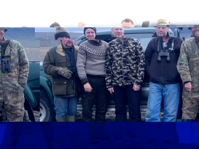 Frá vinstri Snæbjörn Ólason, Jónas Hafþór Metusalemsson, Jakob Karlsson, Eiríkur Skjaldarson og Sigurður Aðalsteinsson.