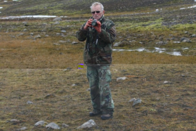 Það er að ýmsu að hyggja, innanúrtaka og ljósmyndun, Brynjar Júlíusson Geldingahnappur mundar myndavélina en náði þó ekki að festa Sigurð Aðalsteinsson Geldingahnapp á filmu, hann var að hlaupa í allar áttir.